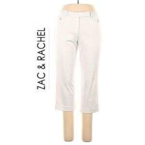 ZAC & RACHEL, White boyfriend cut capris